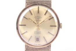 Rotary, Automatic, a gentleman's 9ct gold cased bracelet watch, circa 1973.