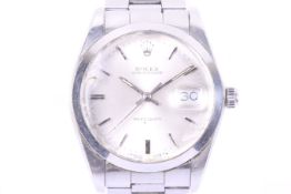 Rolex, Oysterdate Pecision, a gentleman's stainless steel bracelet watch, circa 19??. Ref.6694, No.