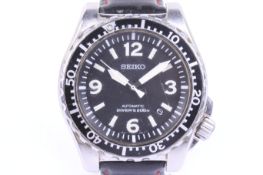 Seiko, a gentleman's stainless steel Scuba Divers 200M Sport automatic wrist watch. Ref.