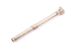 A Victorian gold propelling pencil.