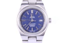 Omega, Seamaster Cosmic 2000, a lady's stainless steel automatic bracelet watch.