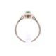 A vintage gold, emerald and diamond pear-shaped cluster ring. - Image 3 of 4