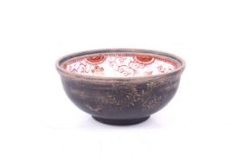 An 18th/19th century Chinese glazed Yixing bowl.