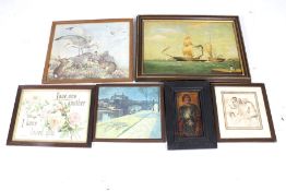 Six assorted pictures.