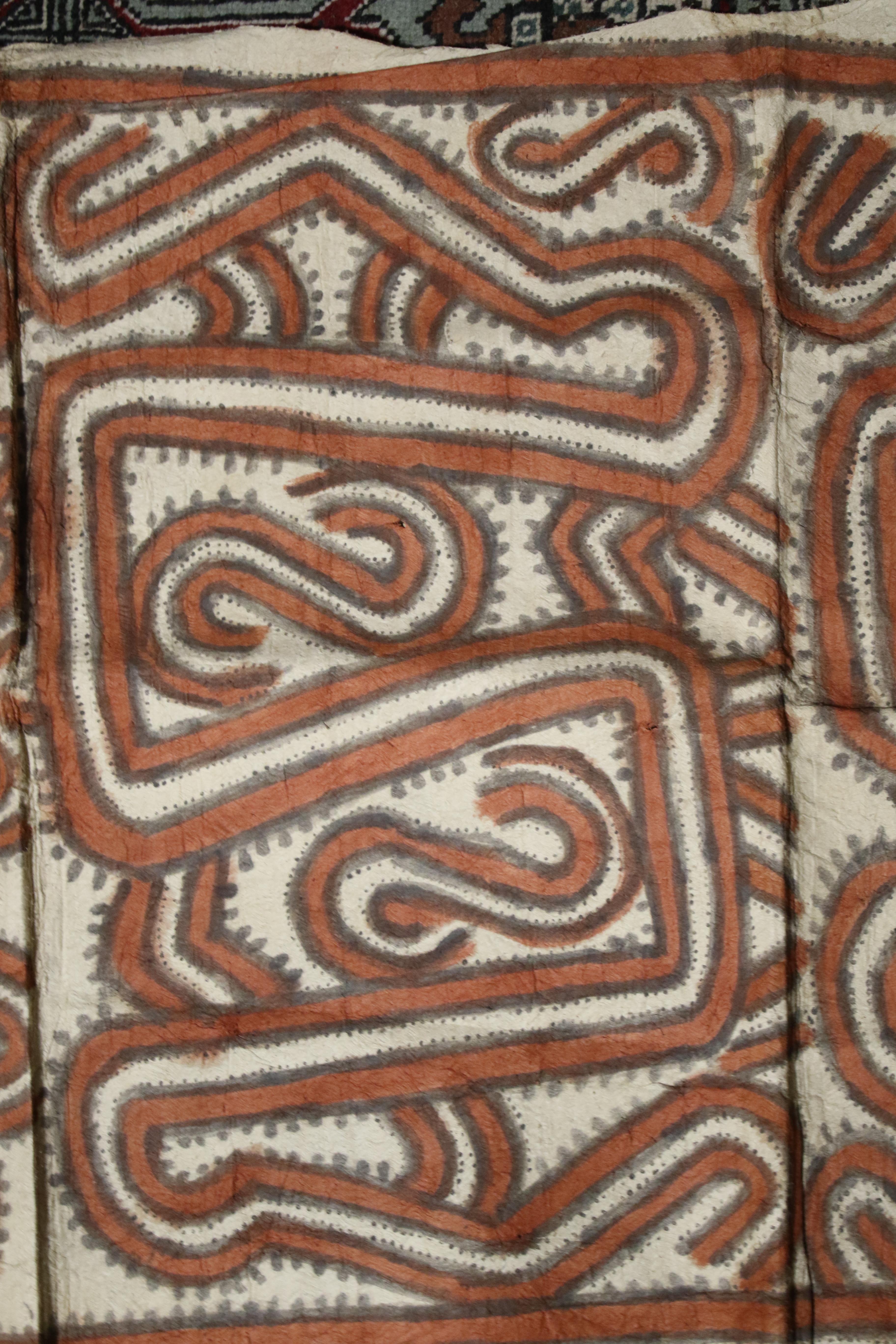 Papua New Guinea. Five lengths of painted tapa cloth. - Image 23 of 26