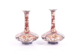 A pair of 19th century Japanese Imari vases.