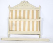 A vintage double bed frame.
