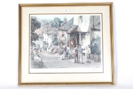 Eric Richard Sturgeon (1920-1999) signed print 'Fishermans Tale'.