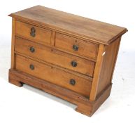 A contemporary small chest of drawers.