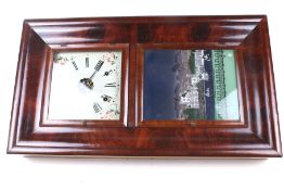 An American wall clock.