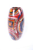 Anita Harris signed studio art pottery 'labyrinth' vase.