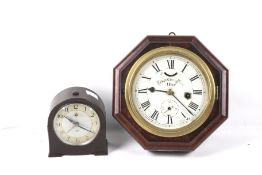 Two 20th century clocks.