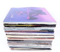 A group of assorted LP vinyl records mostly 1970's.