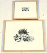 Brian Hanscomb (British, 1944), two limited edition etchings. Consisting of 'Wiltshire' no.