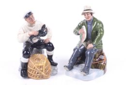 Two Royal Doulton figures. Comprising 'A Good Catch' H.N.2258, and 'The Lobster Man' H.N.