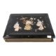 A Japanese early 20th century lacquer album of period photographs and postcards. - Image 1 of 7
