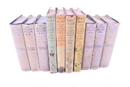 A collection of ten books by Winston S. Churchill.