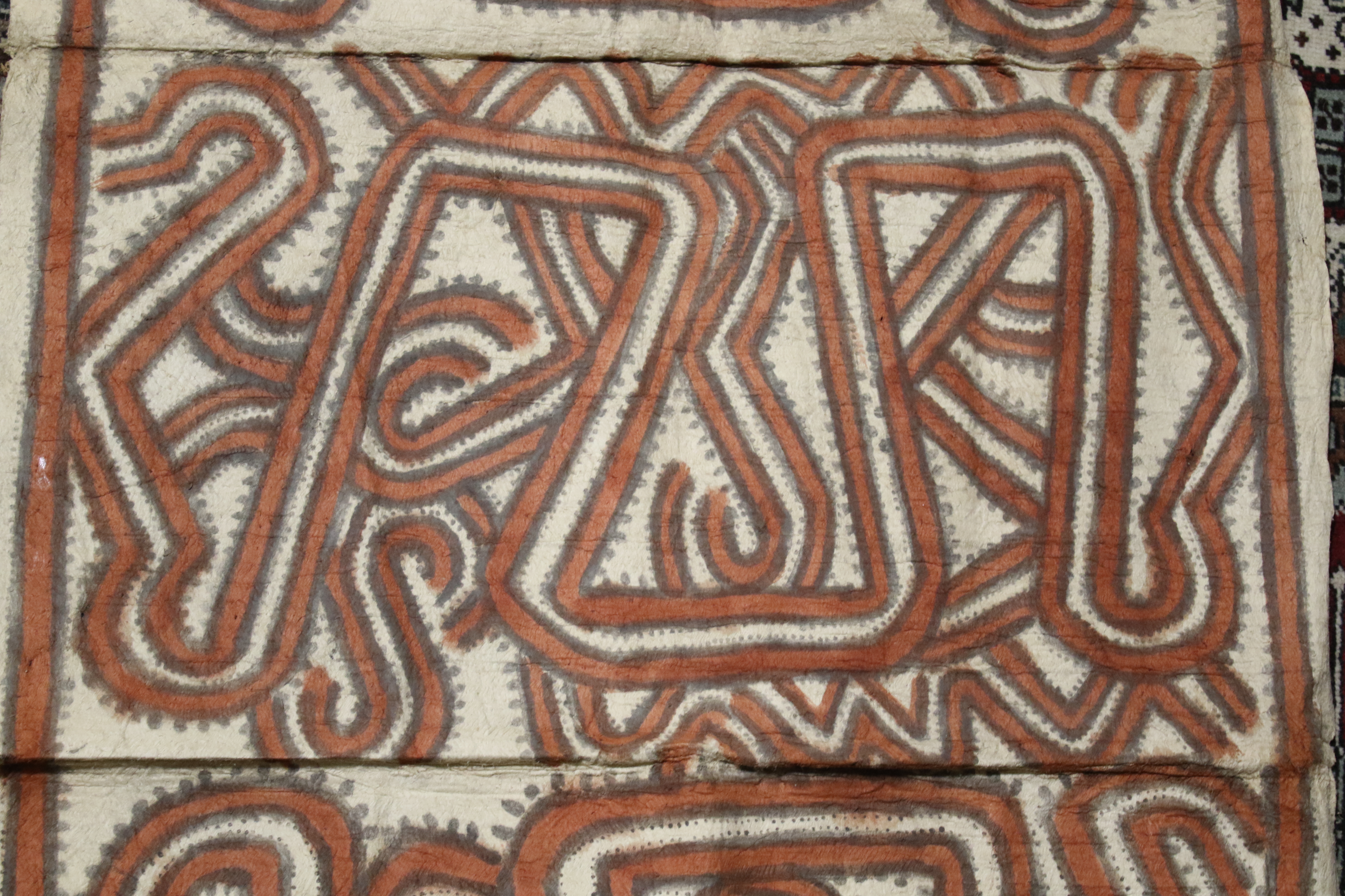 Papua New Guinea. Five lengths of painted tapa cloth. - Image 22 of 26