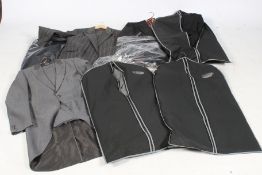 Seven gentlemens suits.