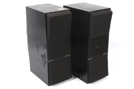 A pair of Bang & Olufsen Beovox CX100 speakers.