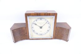 An Art Deco style Garrard & Co Ltd clock.