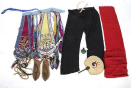 A group of 19th/20th century Chinese clothing and accessories.