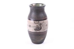 A 20th century pottery vase.