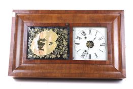 An American wall clock.