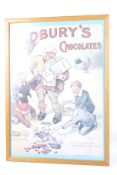 A advertising print for 'Cadbury's Chocolate'.
