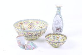 Three Chinese 20th century porcelains.