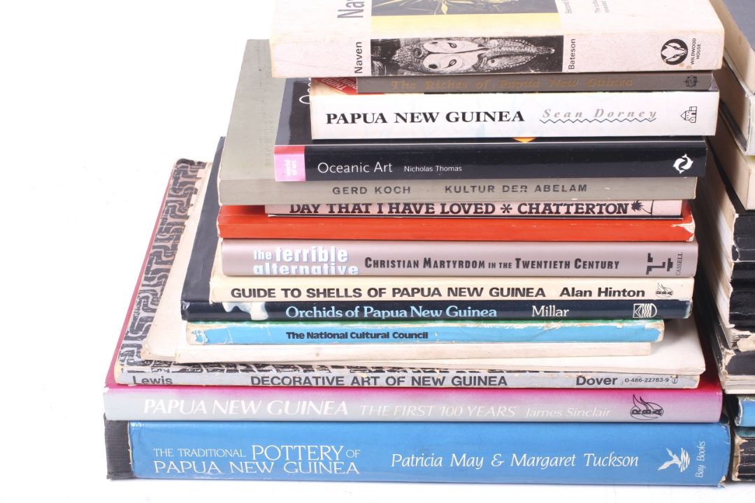 A large collection of books, primarily regarding Papua New Guinea. - Image 2 of 4