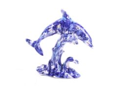 An Anita Harris signed studio art pottery 'Dolphin' figure.