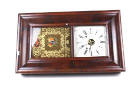 An American wall clock.