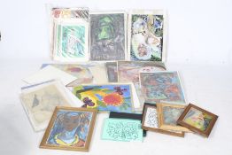 A large collection of Kendrick Owen (Bristol) artwork on paper.