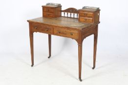 A 20th century mahogany ladies desk.
