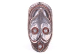 Papua New Guinea. A large Sepik River wood mask.