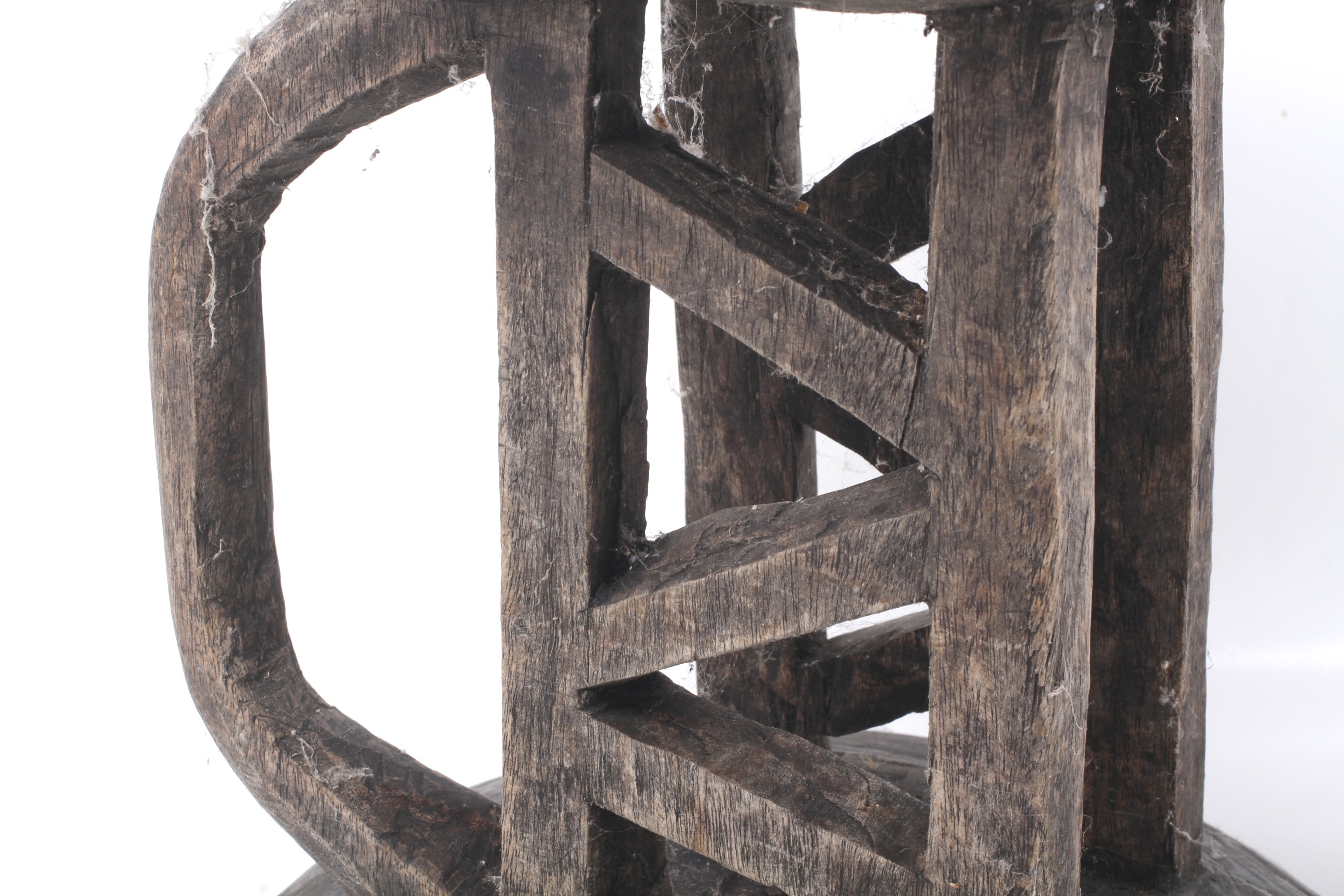 Papua New Guinea. Two wooden stools. - Image 3 of 3