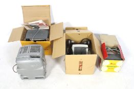 A vintage Kodak Brownie 8mm movie projector and other movie equipment. Max. H25cm. (4).