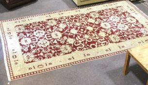 A large woollen rug.