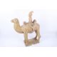 A large Chinese Tang Dynasty earthenware camel and rider. - Image 2 of 5