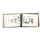 A Japanese early 20th century lacquer album of period photographs and postcards. - Image 3 of 7