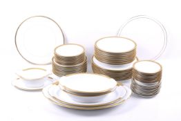 A Japanese porcelain Okura Art China dinner service.