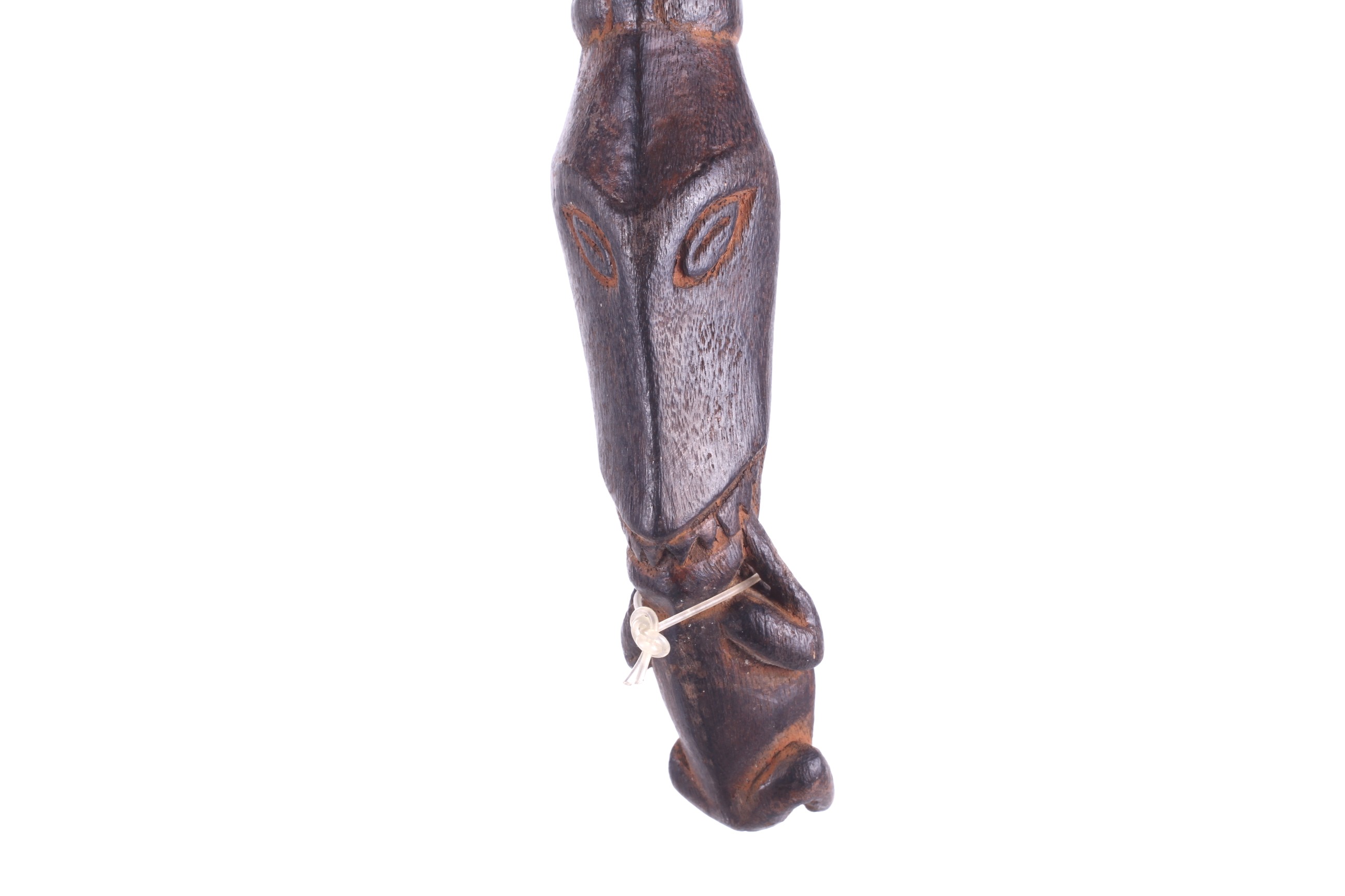 Papua New Guinea. A large carved ladle, two 'scepters' and a handle. - Image 3 of 14