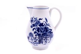 A circa 1770 'First Period' Worcester sparrow beak milk jug.
