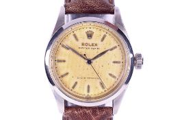 A Rolex Oyster Royal gentlemans wrist watch. Automatic movement.