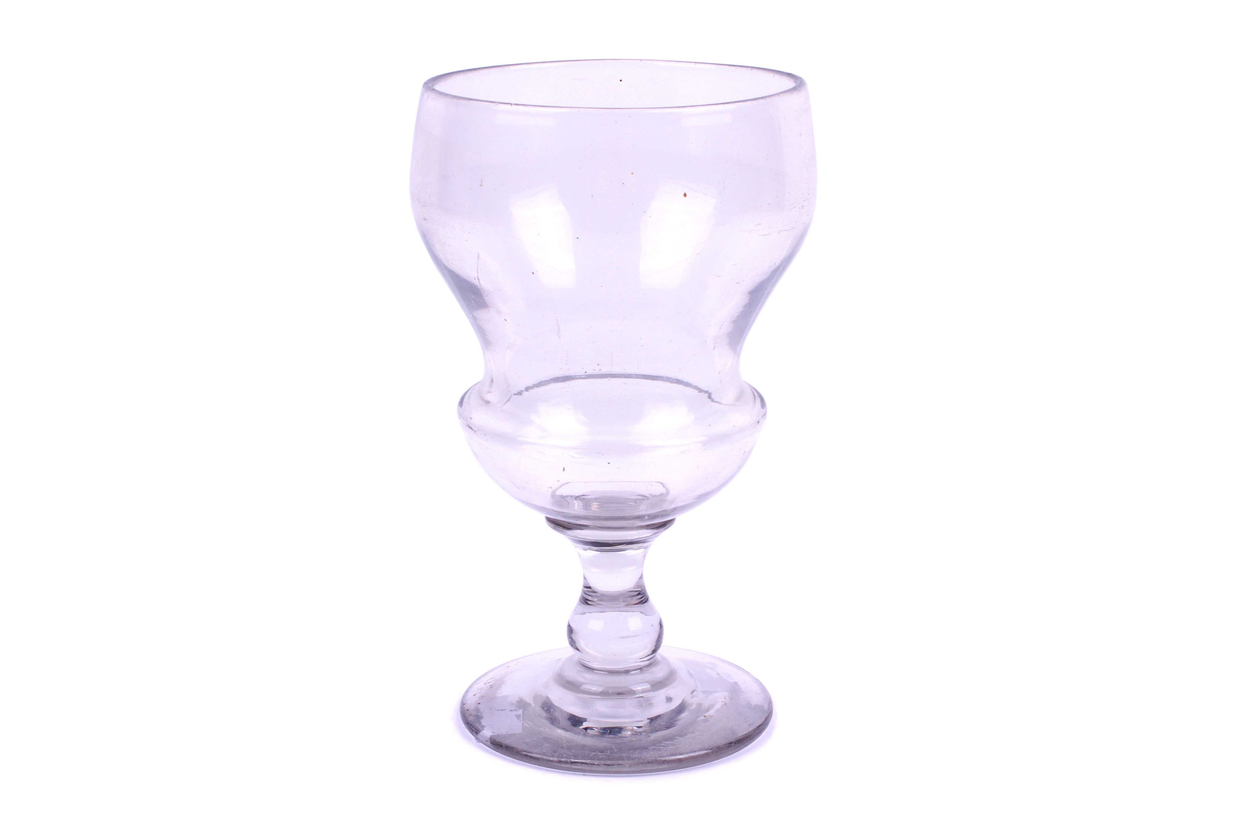 A Georgian large drinking glass. height 20.
