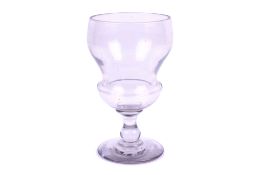 A Georgian large drinking glass. height 20.