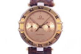 An Omega Constellation gentlemans wrist watch.