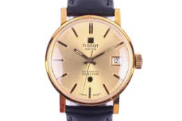 A Tissot Seastar gentlemans wrist watch.