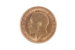 1911 half sovereign coin.
